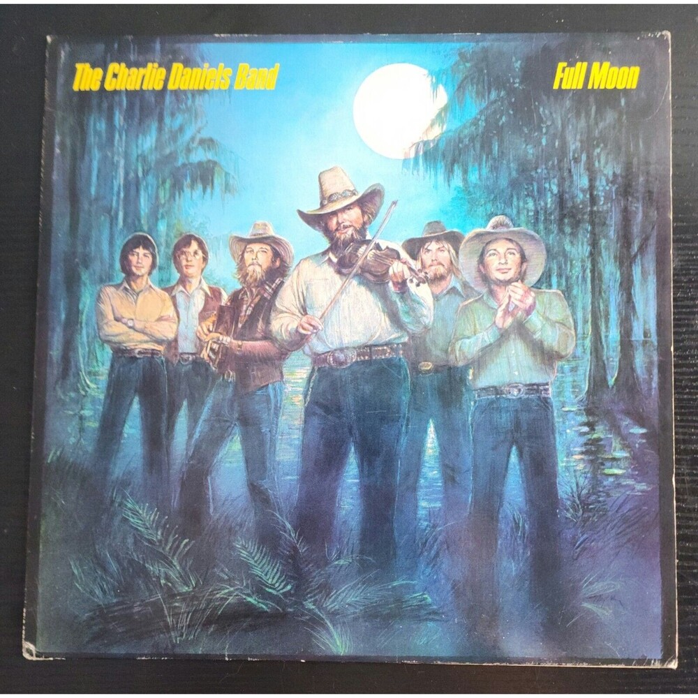 Charlie Daniels Band–Full Moon - 1980 Epic Country Rock Vinyl Album LP FE-36571